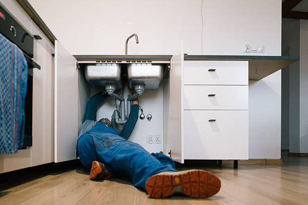 Professional Drain Cleaning technician working in Chevy Chase, MD